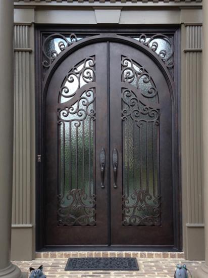 clark hall wrought iron entry doors