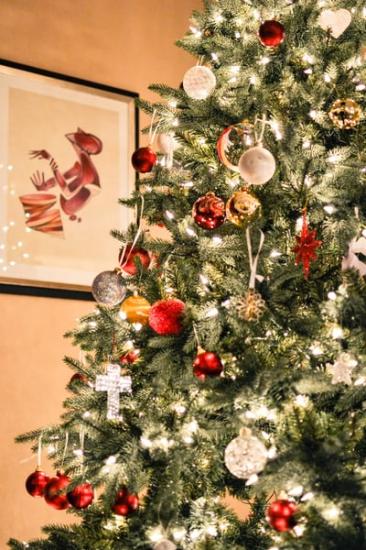decorated christmas tree