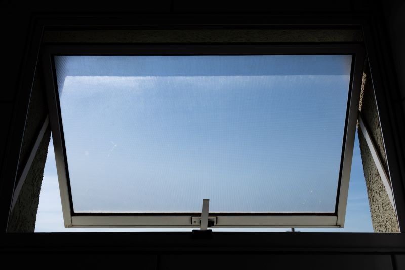 open awning window