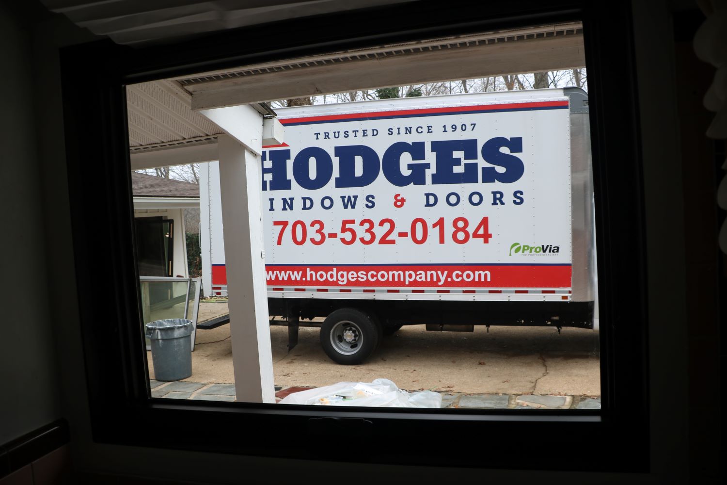 branded truck hodges windows and doors