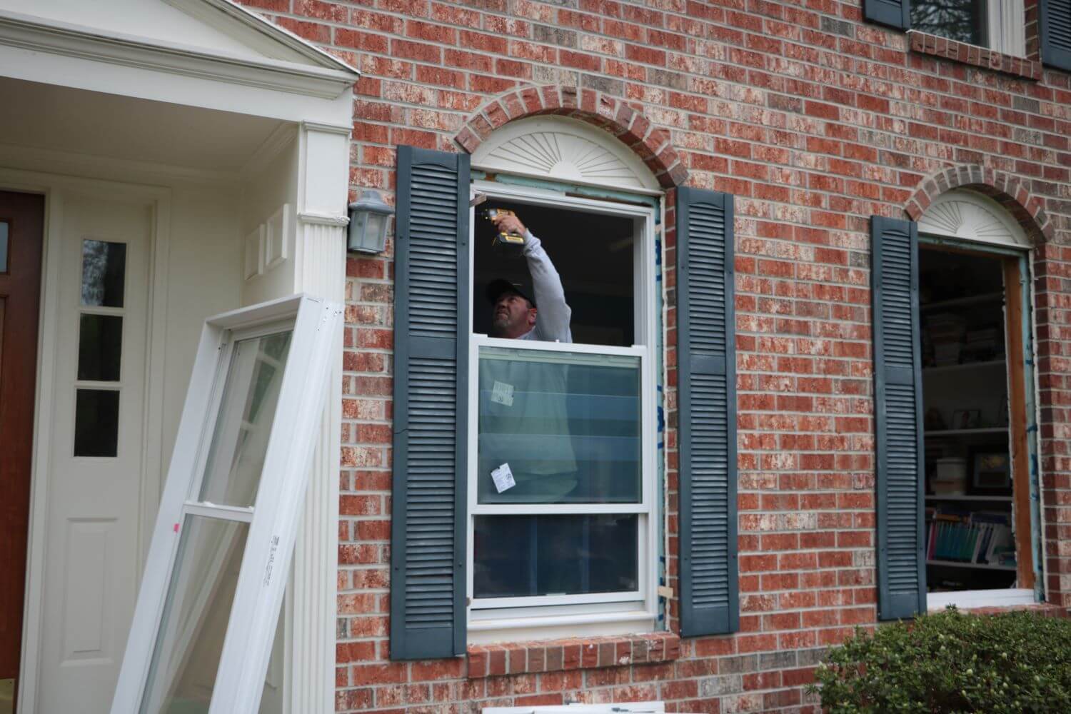 window installer at work